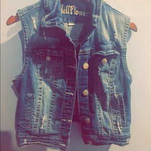 Wallflower Jean vest